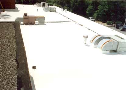 Maintainable white roof