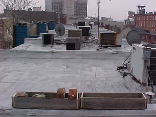 View of the foam roofs